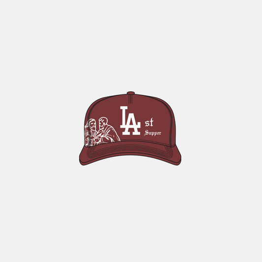 Last Supper Hat - Burgundy