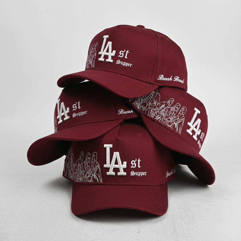 LA Last Supper Cap - Burgundy