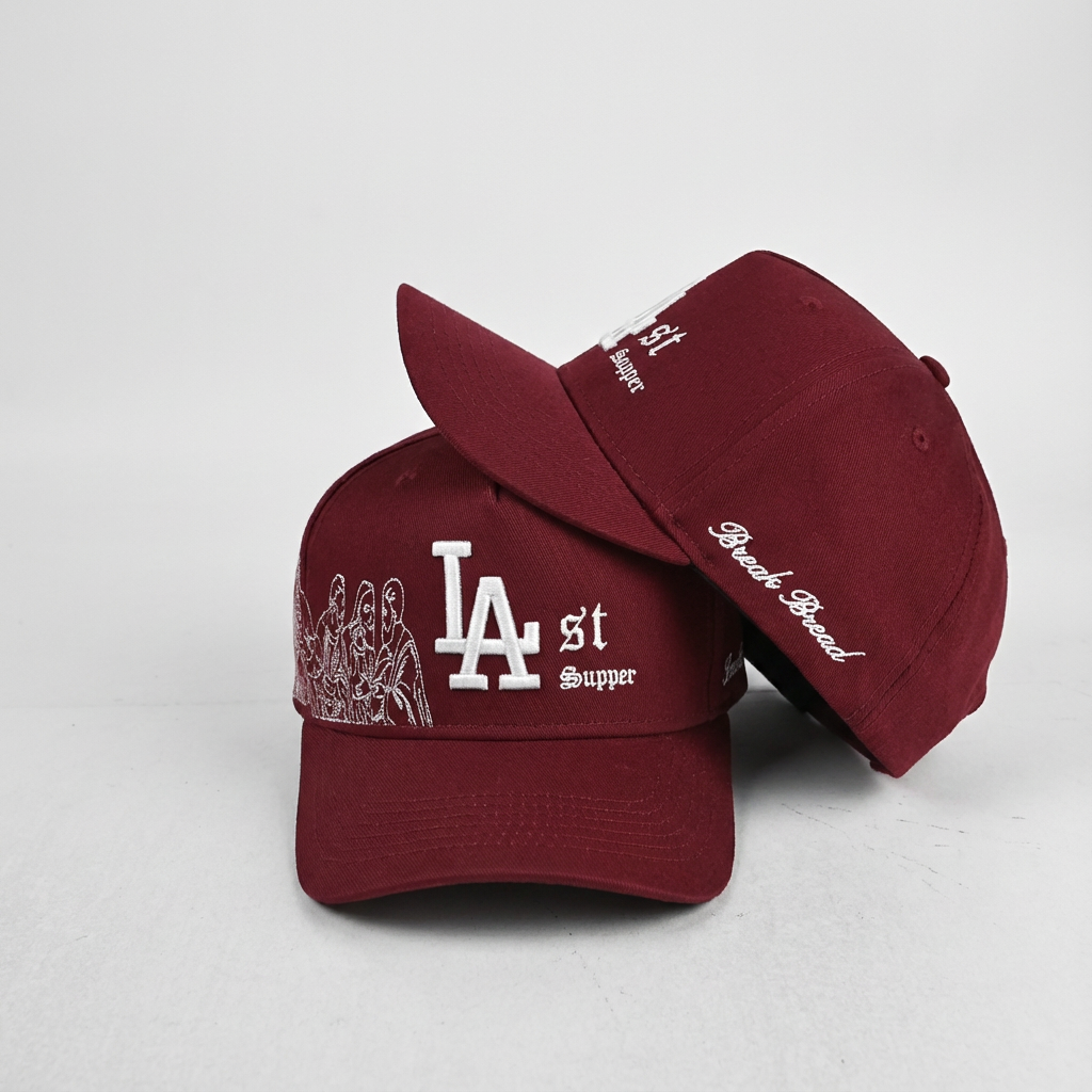 LA Last Supper Cap - Burgundy